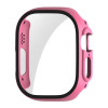 Протиударна накладка із захисним склом ENKAY для Apple Watch Ultra 49mm - рожева