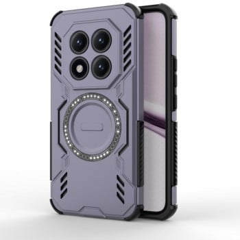Противоударный чехол Butterfly Armor с на Xiaomi Redmi Note 15 4G / 5G /Poco M8 164mm — фиолетовый