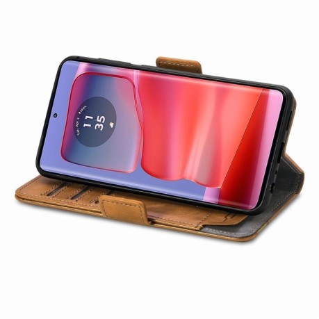 Чохол-книжка Dual-side Magnetic Buckle для Motorola Edge 50 Ultra - хакі