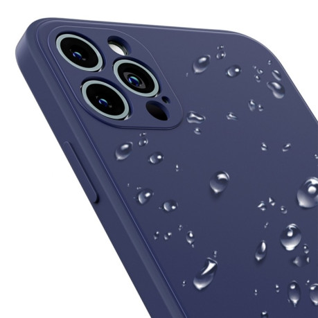Силиконовый чехол Benks Silicone Case для iPhone 12 - синий