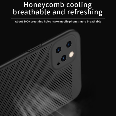Ультратонкий чехол MOFI Breathable  на iPhone 11 Pro-розовое золото