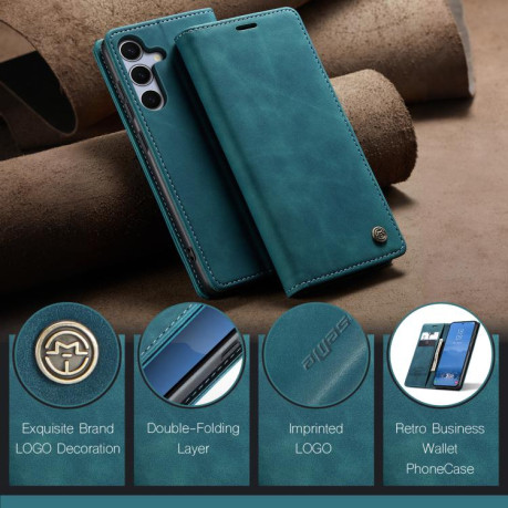 Чохол-книжка CaseMe-013 Multifunctional для Samsung Galaxy S25+ 5G - синій