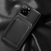 Чехол-кошелек Mutural Yalan Series для iPhone 12 / 12 Pro - черный