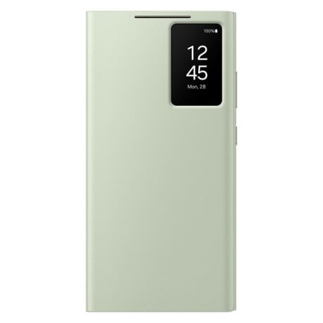 Оригінальний чохол-книжка Samsung Smart View Wallet для Samsung Galaxy S24 Ultra - light green (EF-ZS928CGEGWW)