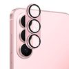 Защитное стекло на камеру ENKAY 9H Anti-reflection Camera Lens Aluminium Alloy для Samsung Galaxy S26 5G — розовое