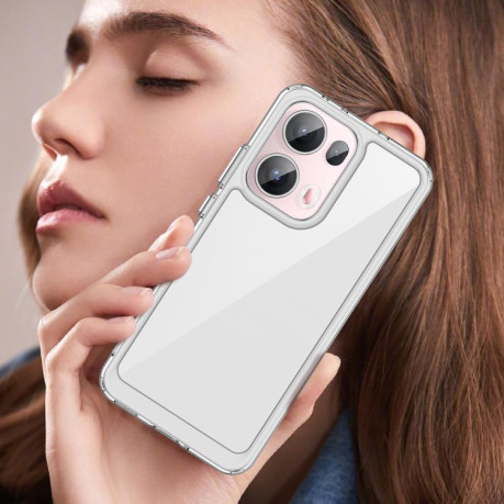 Противоударный чохол Colorful Acrylic Series для OPPO Reno13 Pro - прозрачный