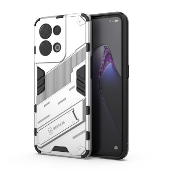 Протиударний чохол Punk Armor з підставкою на OPPO Reno 8 - білий