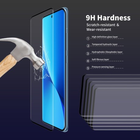 Защитное стекло ENKAY 3D Curved Hot Bending для Xiaomi 12 / 12X - черный