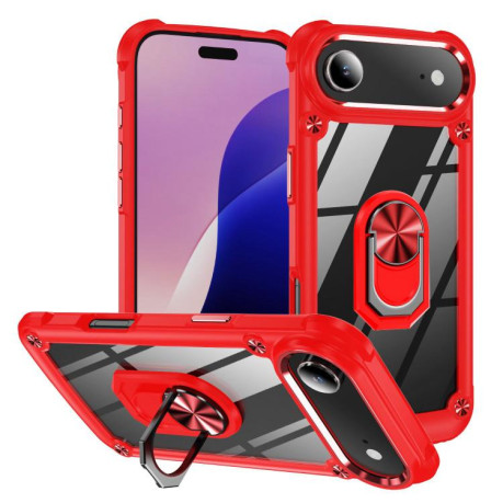 Протиударний чохол Acrylic Ring Holder на iPhone Air - червоний