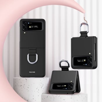 Противоударный чехол Skin Feel Folding для Samsung Galaxy Flip4 - черный