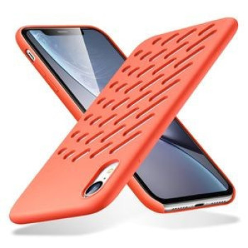 Силиконовый чехол ESR Yippee Crocs Series на iPhone XR-оранжевый