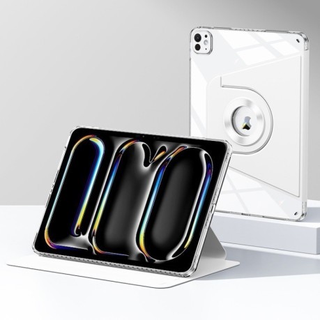 Чехол-книжка Magnetic Split Leather Smart Tablet для iPad Pro 13 2024 - белый