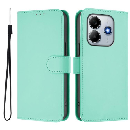 Чохол-книжка Skin Feel Solid Color Leather Xiaomi Poco M7 Pro 5G - зелений