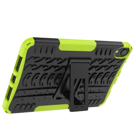 Противоударный чехол Tire Texture для iPad mini 6 - зеленый