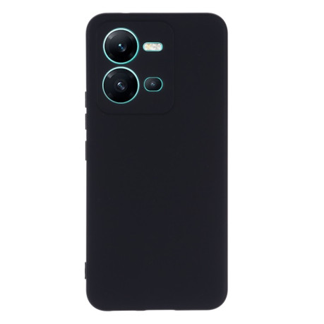 Силіконовий чохол Solid Color Liquid Silicone на Vivo V25 5G/V25E 5G/X80 Lite 5G - чорний