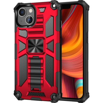 Противоударный чехол Magnetic Armor для iPhone 14/13 - красный