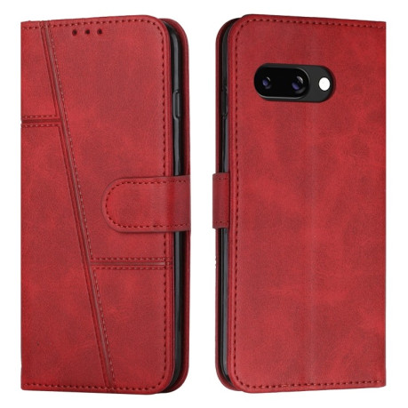 Чохол-книжка Stitching Calf Texture для Google Pixel 9a - червоний