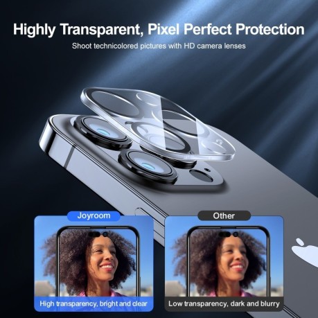Захисне скло на камеру JOYROOM Diamond Mirror Series для iPhone 14 Pro/14 Pro Max