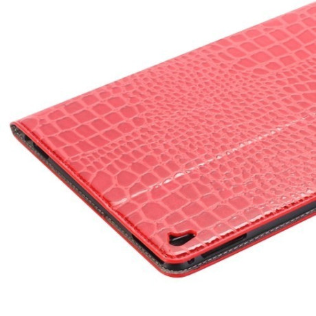 Кожаный Чехол Crocodile Texture красный для iPad Pro 9.7