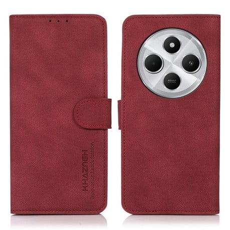 Чохол-книжка KHAZNEH Matte Texture для Xiaomi Redmi 14C 4G/Poco C75/Redmi A4 5G - червоний