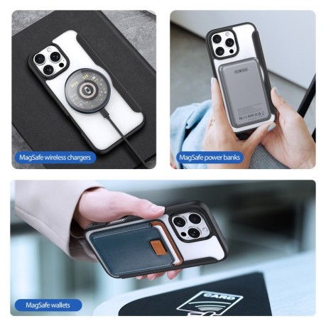 Чохол-книжка DUX Skin X Pro Series Magsafe на iPhone 16 Pro - чорний