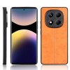 Ударозащитный чехол Sewing Cow Pattern для Redmi Note 14 Pro 4G - желтый