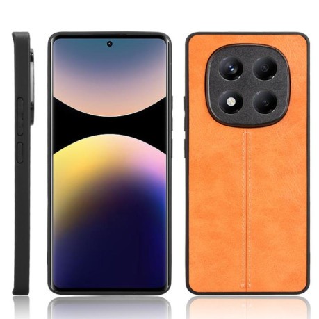 Ударозахисний чохол Sewing Cow Pattern для Redmi Note 14 Pro 4G - жовтий