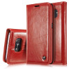 Кожаный чехол-книжка CaseMe 003 Series на Galaxy S7 Edge - красный