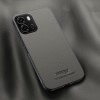 Чохол  з вирізом під надпис HUIYI Leather Magnetic на OPPO A6/x/k 5G — сірий