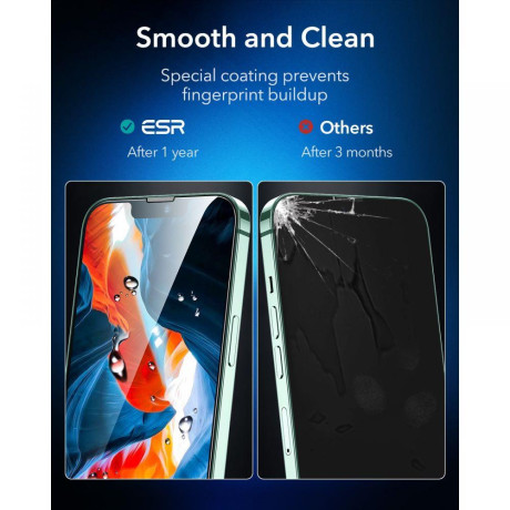 Комплект захисного скла ESR Screen Shield для iPhone 13 Mini - Clear