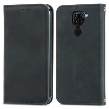 Чехол-книжка Retro-skin Business Magnetic на Xiaomi Redmi 10X / Note 9 - черный