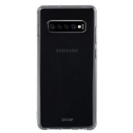 Ультратонкий силиконовый чехол на Samsung Galaxy S10 Plus-прозрачный