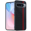 Протиударний чохол Carbon Fiber Texture Printing для Google Pixel 10/10 Pro - чорно-червоний