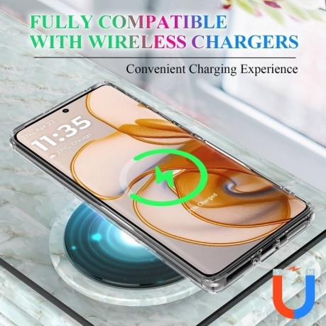 Чохол Clear Case MagSafe Simple Magnetiс для Motorola Edge 50 Neo - прозорий