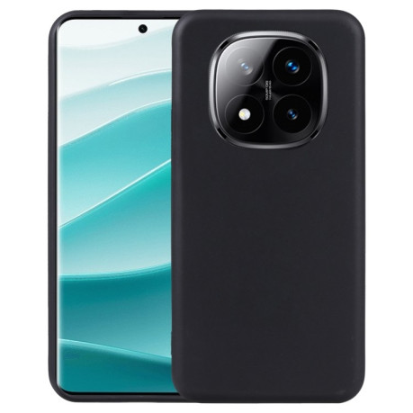 Силиконовый чехол для Xiaomi Redmi Note 14 Pro 5G/Poco X7 - черный