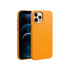 Шкіряний чохол QIALINO Nappa Leather Case (з MagSafe Support) для iPhone 12 / 12 Pro - жовтий