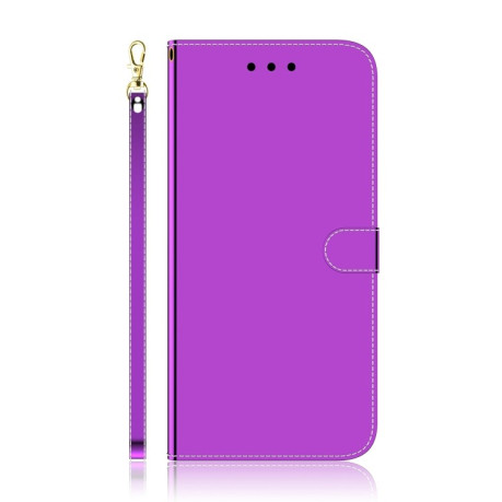 Чехол-книжка Lmitated Mirror для Realme C33 - фиолетовый