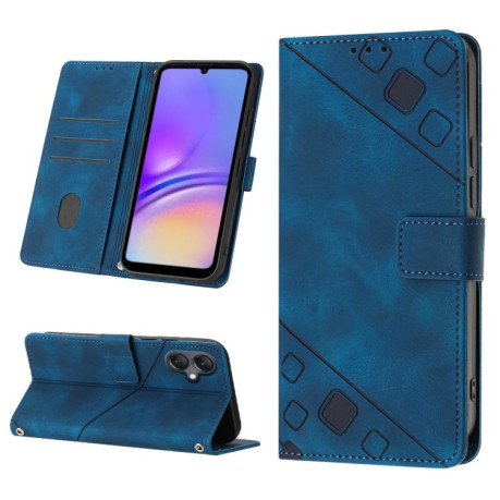 Чохол-книжка Skin-feel Embossed для Samsung Galaxy A05 - синій