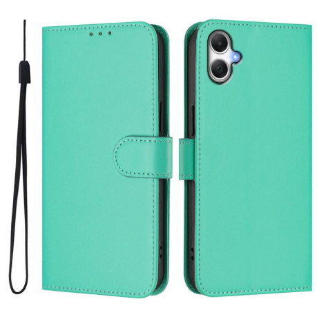 Чохол-книжка з м'яким покриттям (Skin Feel) зі шнурком на Samsung Galaxy A07 4G - зелений
