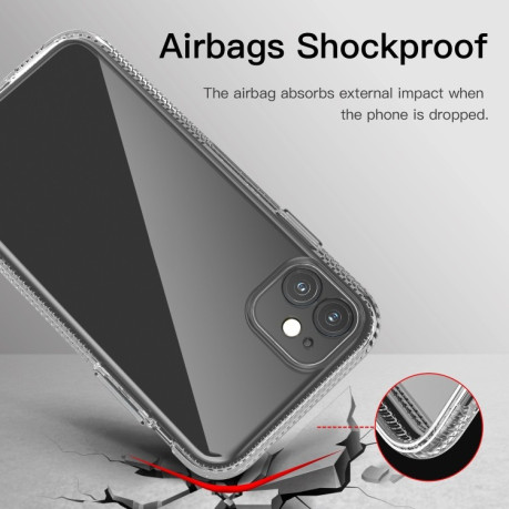 Противоударный чехол Airbag для iPhone 11 - прозрачный