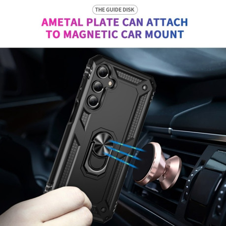Протиударний чохол HMC 360 Degree Rotating Holder для Samsung Galaxy A16 5G - чорний