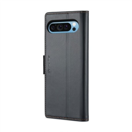 Чохол-книжка CaseMe 023 Butterfly Buckle Litchi RFID Anti-theft Leather для Google Pixel 9 Pro XL - чорний