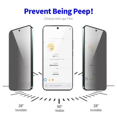 Захисне скло ENKAY 28 Degree Privacy Screen для Google Pixel 8 Pro - чорне