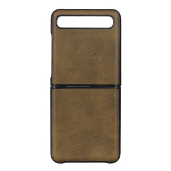 Противоударный чехол Two-color Cow для Samsung Galaxy Z Flip - зеленый