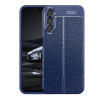 Протиударний чохол Litchi Texture на Samsung Galaxy A14 5G - синій