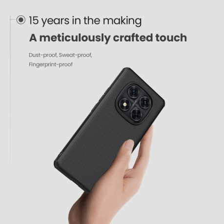 Протиударний чохол NILLKIN Frosted Shield Pro Magnetic Magsafe для Xiaomi Redmi Note 14 Pro 5G/Poco X7 - чорний
