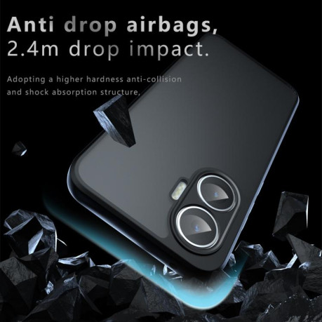 Противоударный чехол Armor Precise Hole PC Hybrid TPU для Xiaomi Poco F7 - прозрачный
