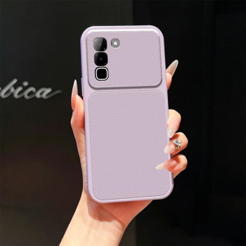 Протиударний чохол Lambskin Series Skin Feel Shockproof з м'яким покриттям на Infinix Hot 70 5G / 4G — фіолетовий