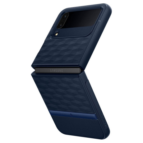 Оригинальный чехол CASEOLOGY PARALLAX для Samsung Galaxy Flip 4 - синий