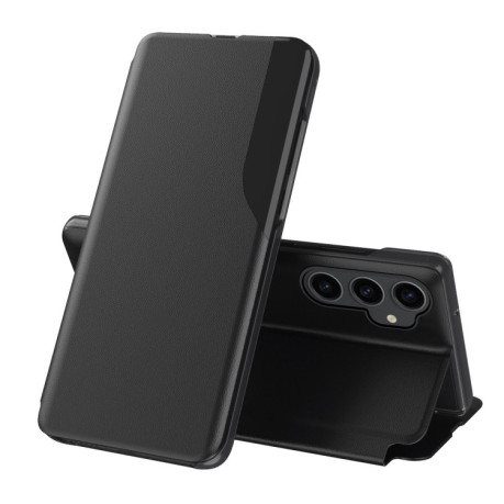 Чехол-книжка Clear View Standing Cover на Samsung Galaxy S23 FE 5G - черный